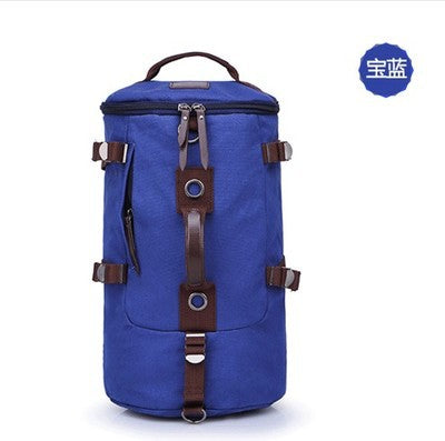 Men’s Vintage Canvas Backpack – Large Travel & Sports Rucksack with Durable Canvas, Multi-Purpose Student Bag