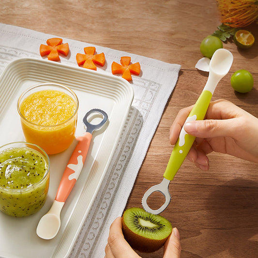 Home Fashion Scraping Fruit Puree Spoon