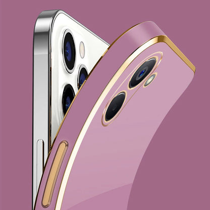 Realme 10 Pro+ Luxury Square Plating Case | Shockproof Anti-Scratch Back Cover for Realme 10 Pro, 10 Pro Plus, 10S, C35, C33 2023