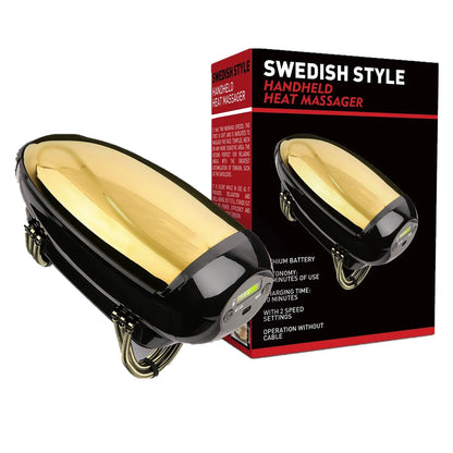 Barber Massager Professional Vibration Massager Barbershop Cordless Handheld Heat Massager USB Charging Body Neck Head Massager