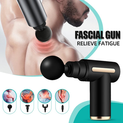Multifunctional Fascia Gun Massager Instrument Portable Electric Vibrating Muscle Relaxation Tool for Sports Recovery