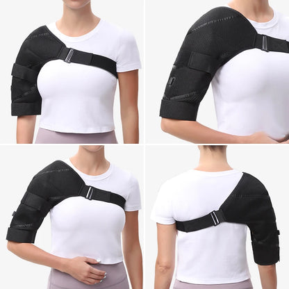 Shoulder Massager -3-Gear Heat &Vibration, Relieve Muscle Soreness Pain,Arthritis, Aids Sports Recovery, -Fitness Fans &S Eniors