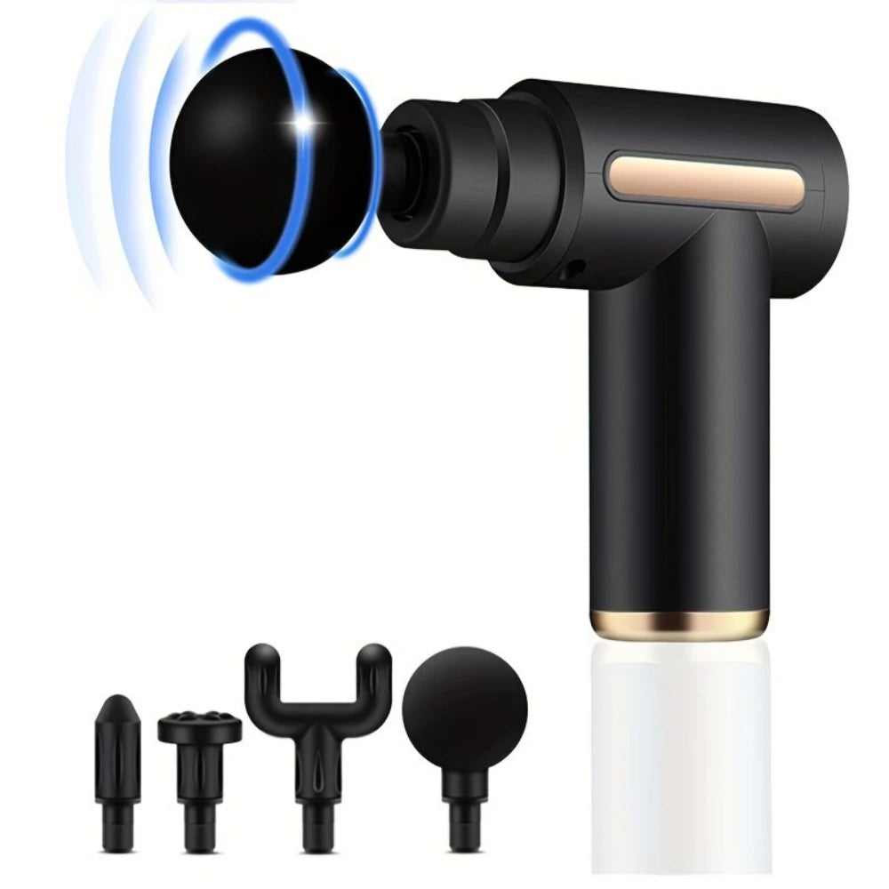 Multifunctional Fascia Gun Massager Instrument Portable Electric Vibrating Muscle Relaxation Tool for Sports Recovery