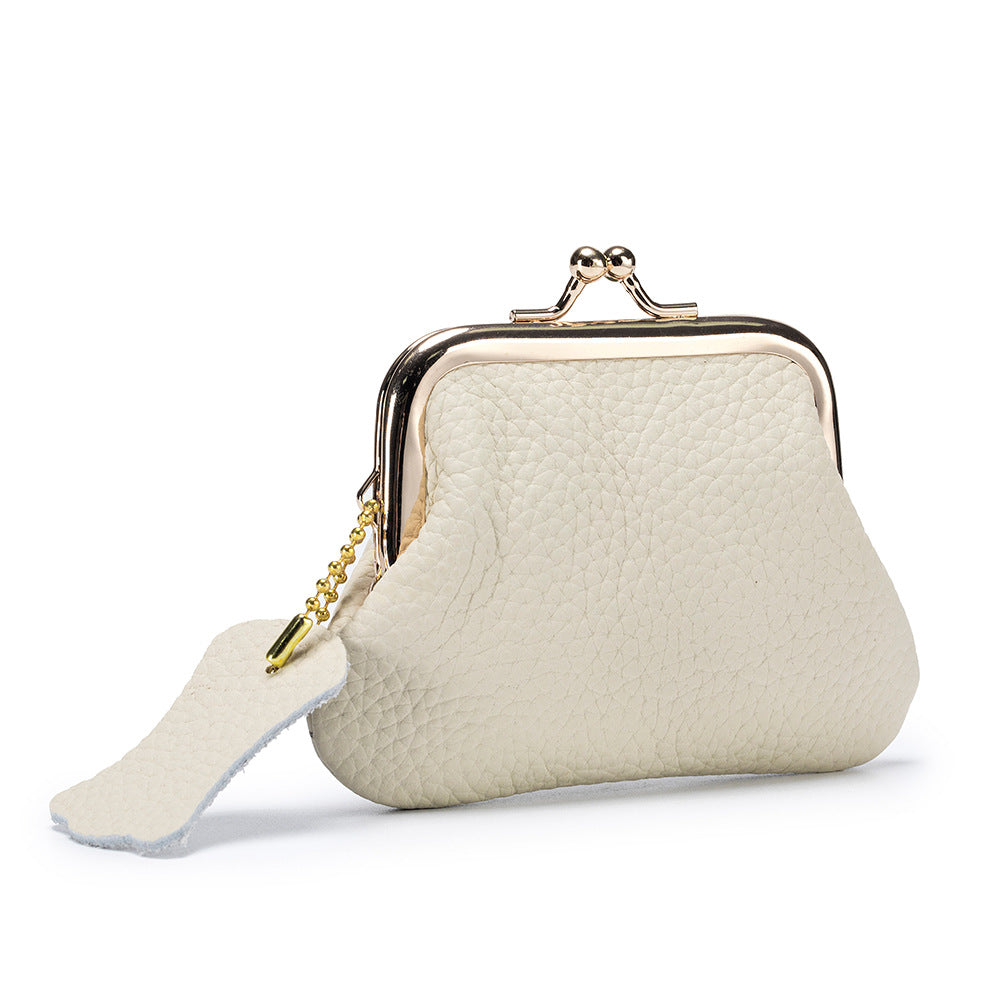 Women’s Genuine Leather Retro Coin Purse – Small First-Layer Cowhide Wallet, Ultra-Light Daily Mini Pouch