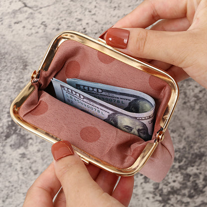 Mini PU Coin Wallet for Women – Candy Color Change Purse with Card Slots